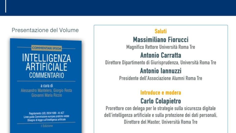 Presentazione della Sezione Alumni del Master in Protezione dei Dati